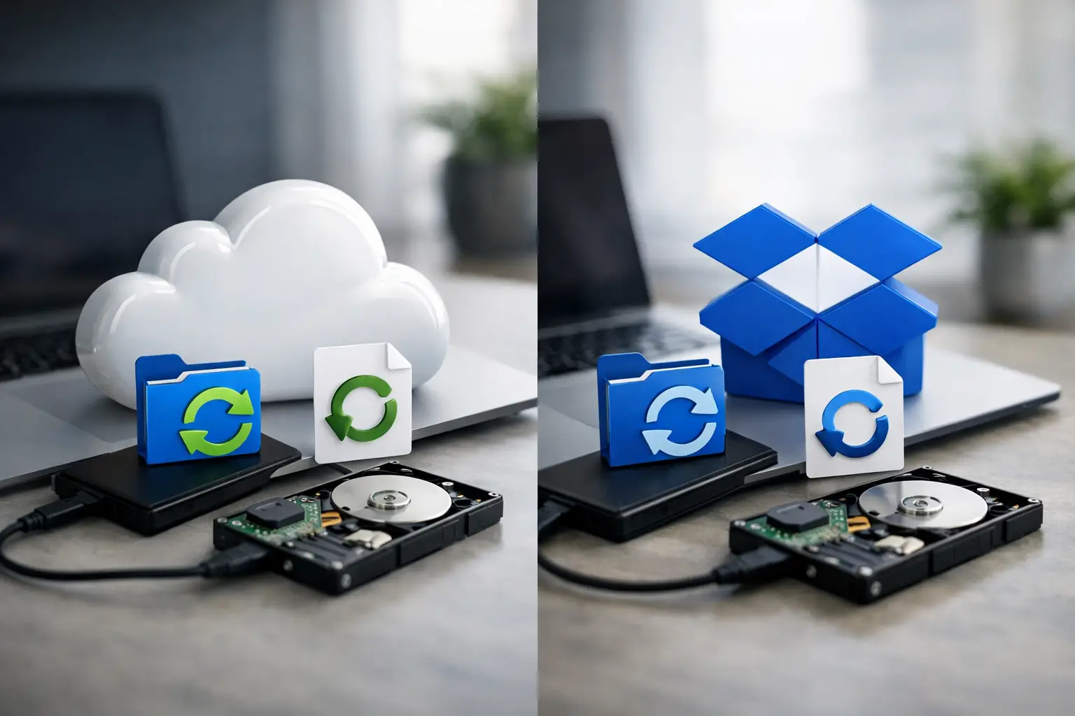 iCloud vs Dropbox File Recovery